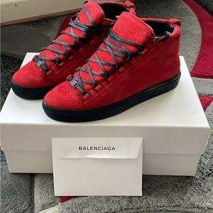 Balenciaga red and black color way